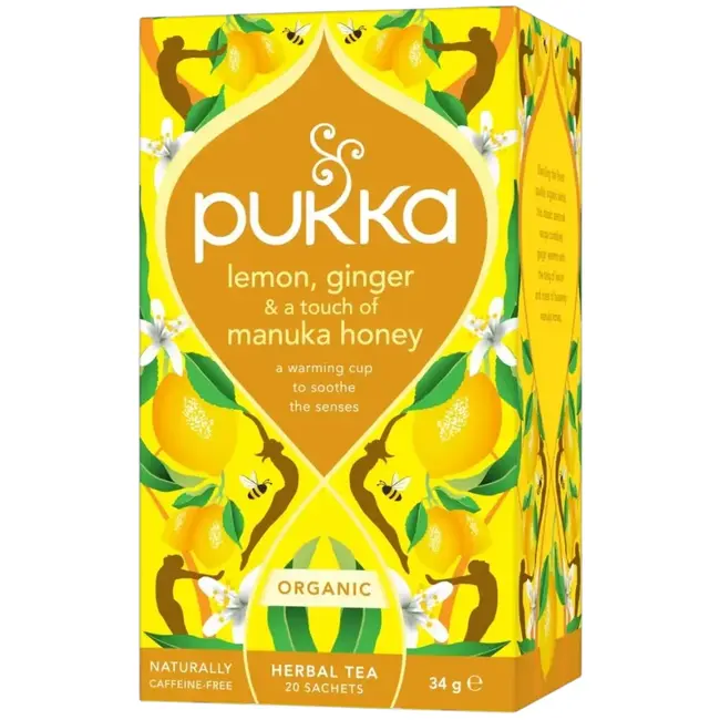 Lemon, Ginger & a touch of Manuka Honey - Kruidenthee - BIO