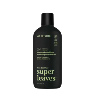 ATTITUDE Men Shampoo & Conditioner - Fortifying Bergamot - 415ml