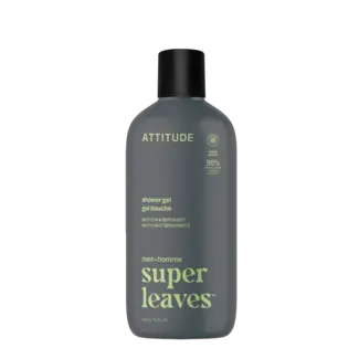 ATTITUDE Shower Gel Super Leaves - Matcha en Bergamot - Mannen - 415ml