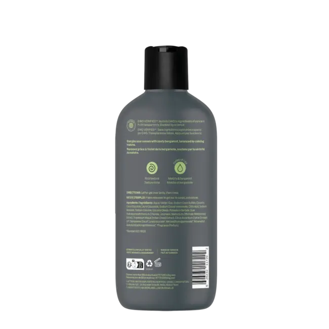 Shower Gel Super Leaves - Matcha en Bergamot - Mannen - 415ml