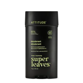 ATTITUDE Deodorant Super Leaves - Matcha en Bergamot - Mannen - 75g