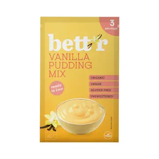Bett'r Vanille Pudding Mix - 30g - BIO Bett'r Vanille Pudding Mix - 30g - BIO