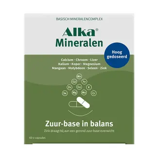 Alka Basische Mineralen - 60 vcaps Alka Basische Mineralen - 60 vcaps