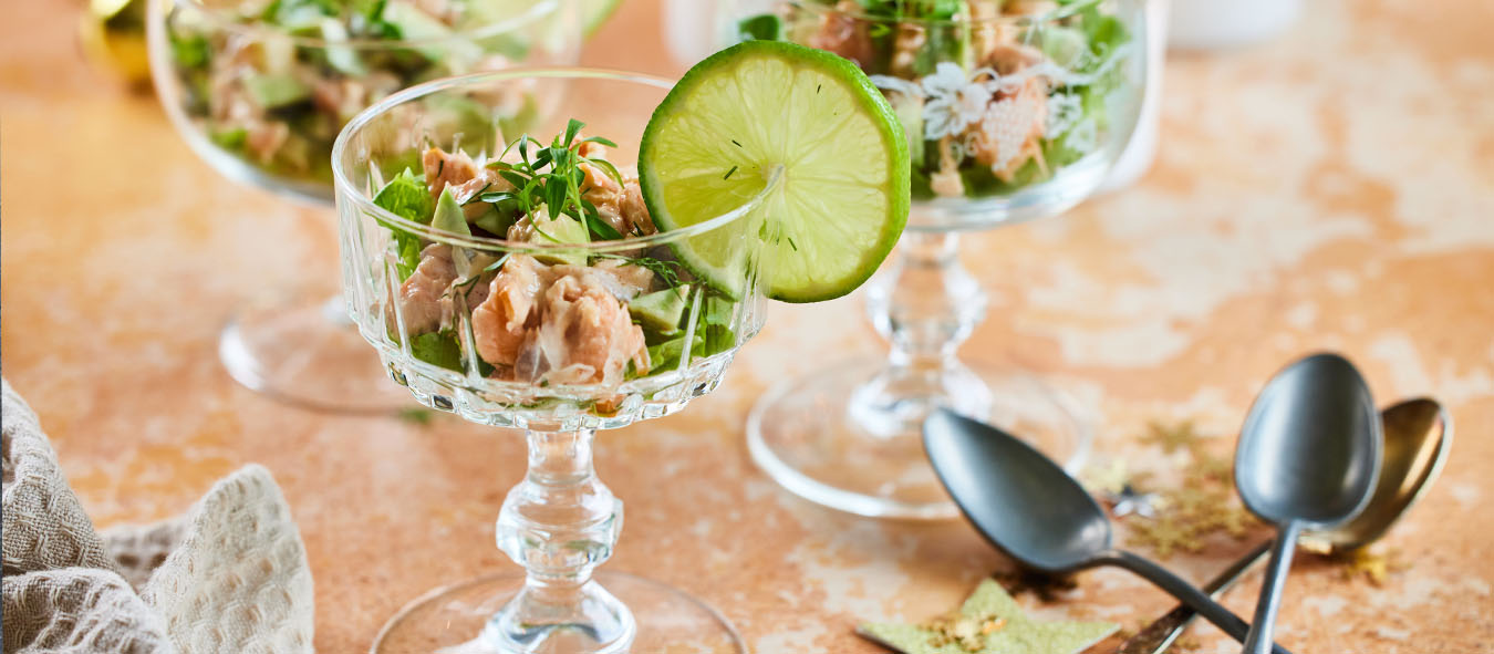 Oosterse Zalmcocktail