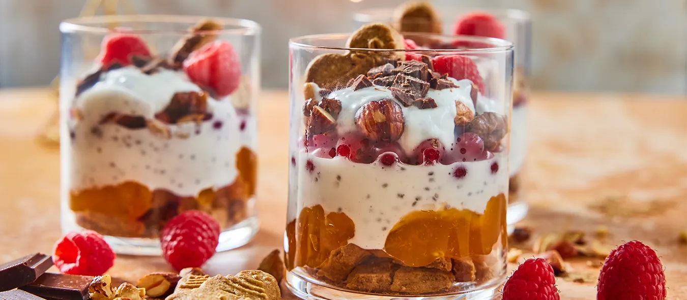 Fruitige Trifle met Kerstkoekjes