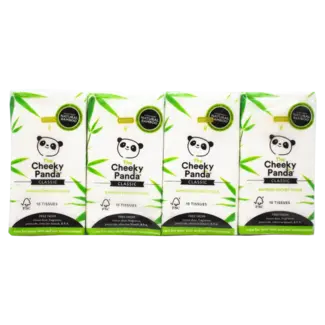 The Cheeky Panda Zakdoekjes - FSC Bamboe - 8 Pakjes