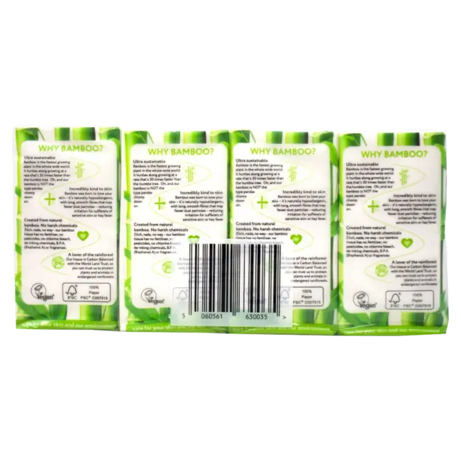 Zakdoekjes - FSC Bamboe - 8 Pakjes