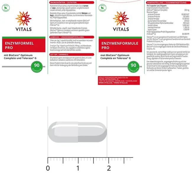 Enzymenformule Pro - 90 caps