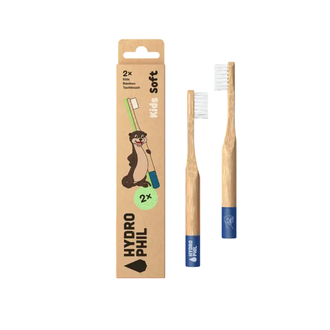 Tandenborstel Bamboe Kids (soft) - 2 stuks