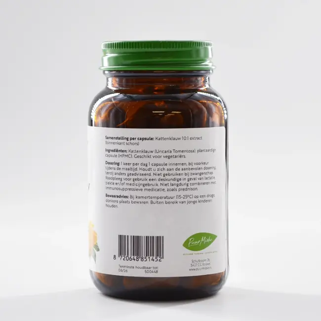 Kattenklauw - 450mg - 90 caps THT 01-06-2026