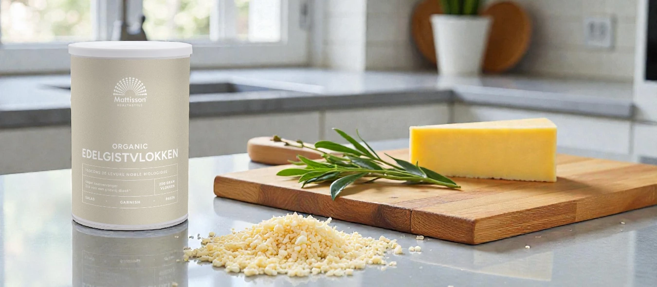 Vegan 'Parmezaanse Kaas' maken van Edelgistvlokken