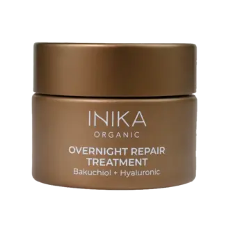 INIKA Organic Overnight Repair Treatment - Bakuchiol & Hyaluronic - 50ml