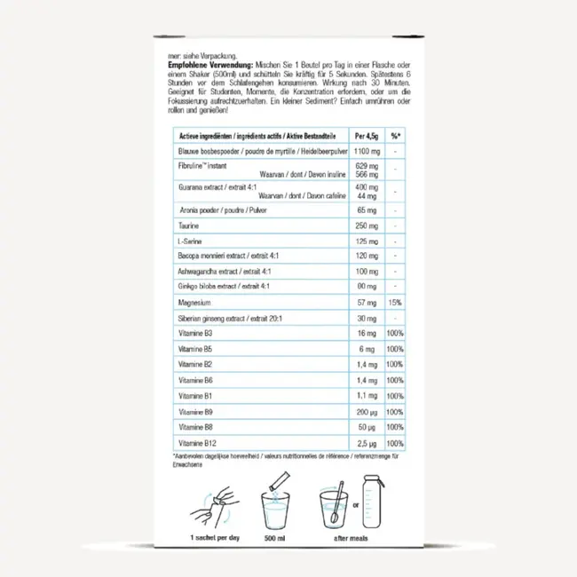 Hydration Superfoods Memory Master - 10 sachets