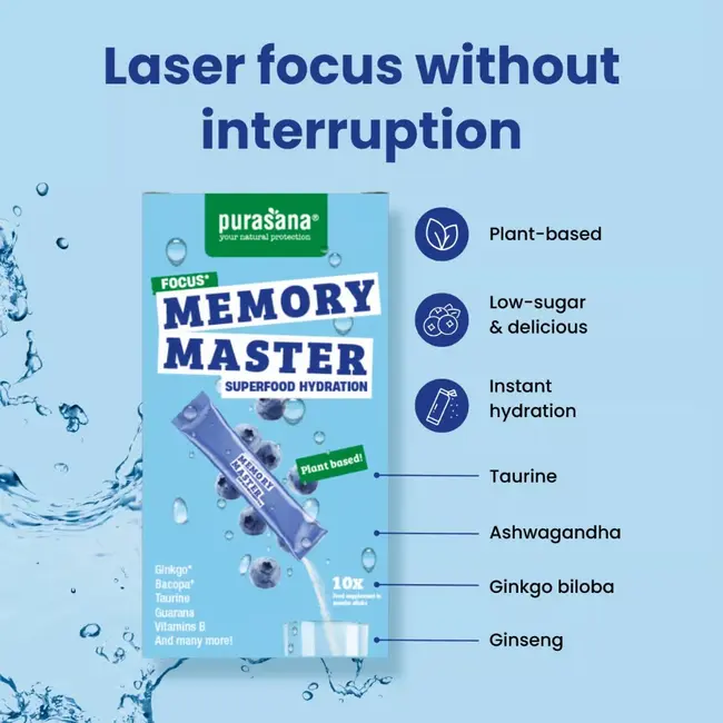 Hydration Superfoods Memory Master - 10 sachets