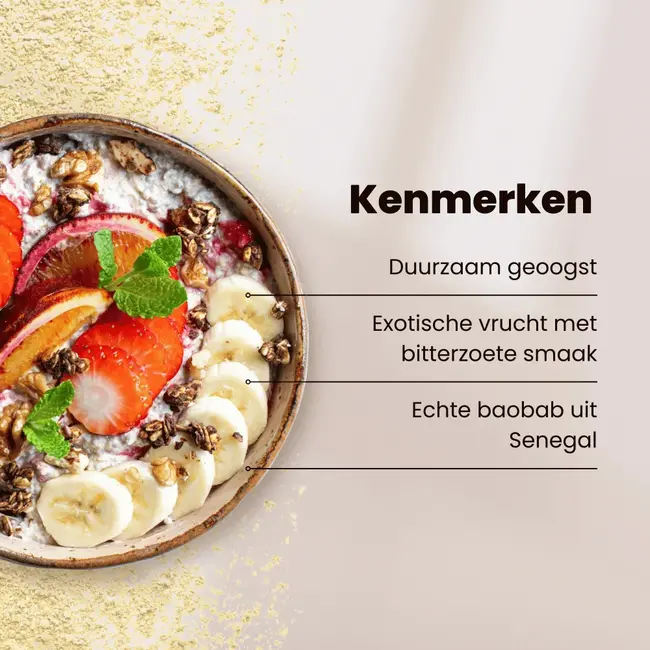 Baobab poeder - 200g - BIO