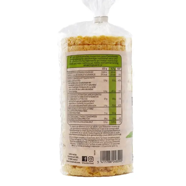 Linzen proteïne wafels - 100g - BIO