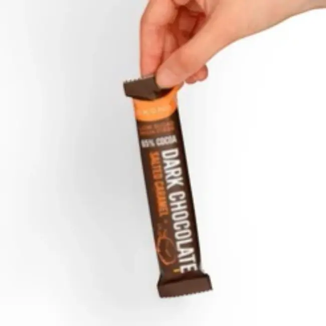 Chocoladereep - Karamel Zeezout - 65% Cacao - 35g