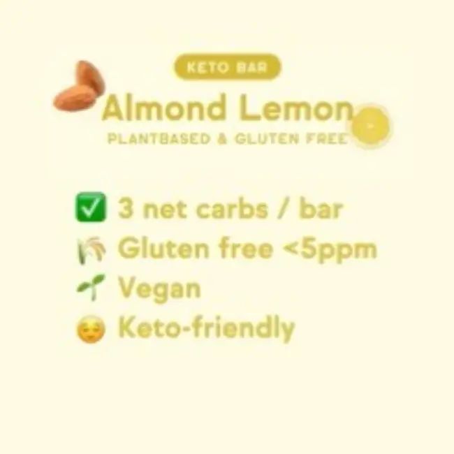 Energiereep Amandel Citroen - 40g