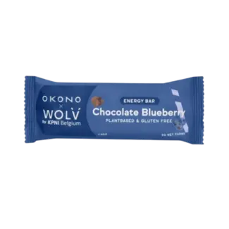 Okono Energiereep Chocolade Blauwe Bes - 40g