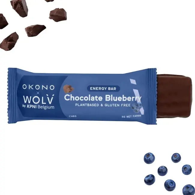 Energiereep Chocolade Blauwe Bes - 40g