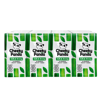 Cheeky Panda Zakdoekjes - FSC Bamboe - 8 Pakjes
