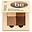 Benecos Oogschaduw Quatro - Coffee - BIO