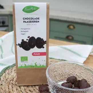 Puur Mieke Chocolade Paaseieren Puur - Allergeenvrij - 72g - BIO