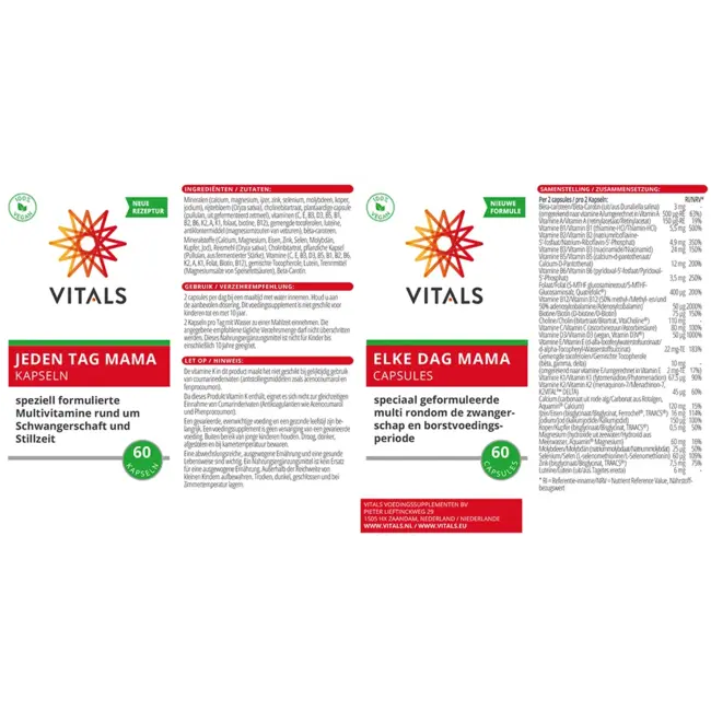 Elke Dag Mama - 60 caps