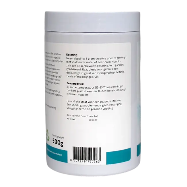 Creatine Monohydraat Poeder - 500g