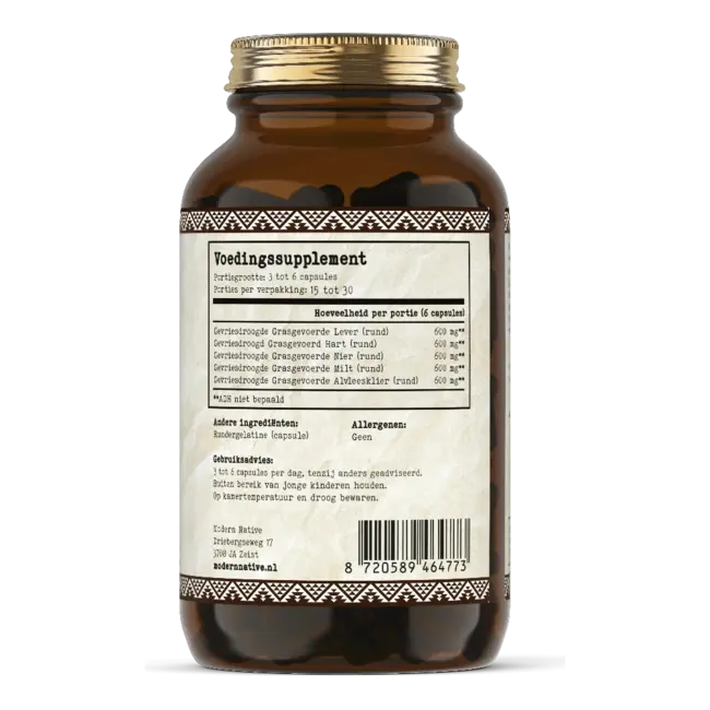 Grasgevoerde Runderorgaanmix