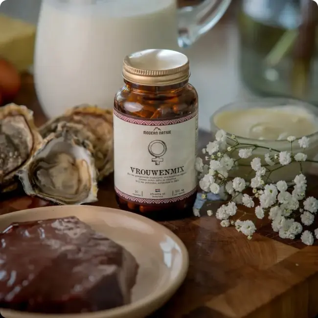 Vrouwenmix Runderorgaan Supplement met Oesters