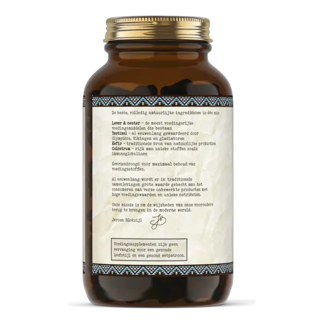 Mannenmix Runderorgaan Supplement met Oesters