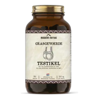 Modern Native Grasgevoerd Rundertestikel Supplement