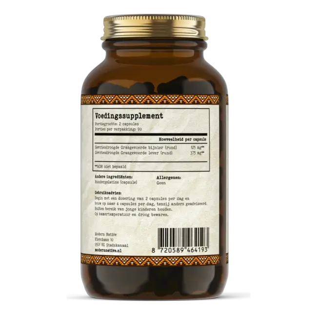 Grasgevoerd Runderbijnier Supplement