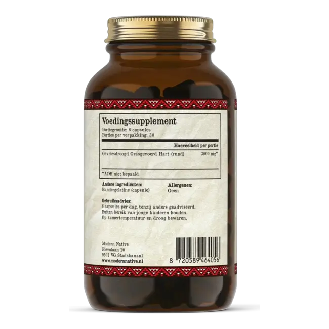 Grasgevoerd Runderhart Supplement