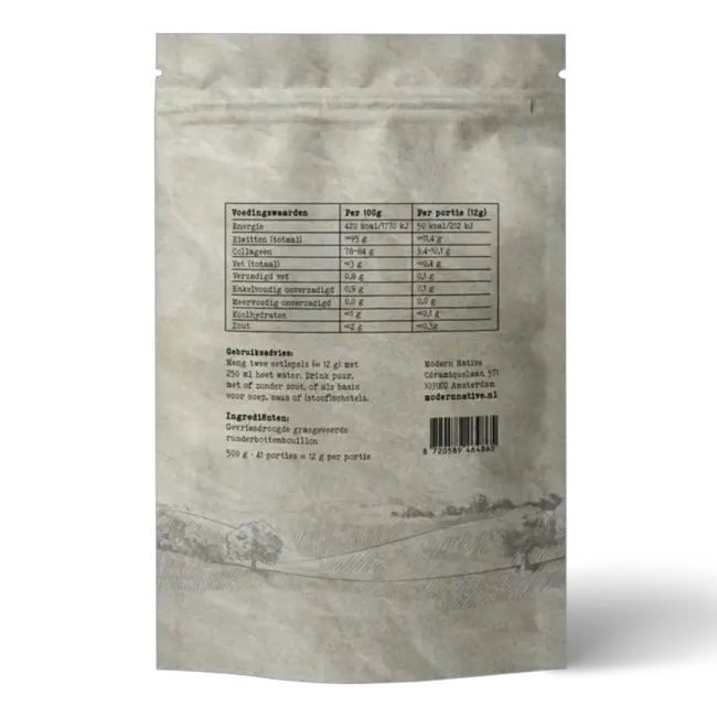 Grasgevoerde Runderbottenbouillon - 500g