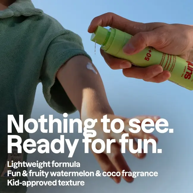 Sunly Zonnebrandspray SPF50 KIDS - Watermeloen - 75ml