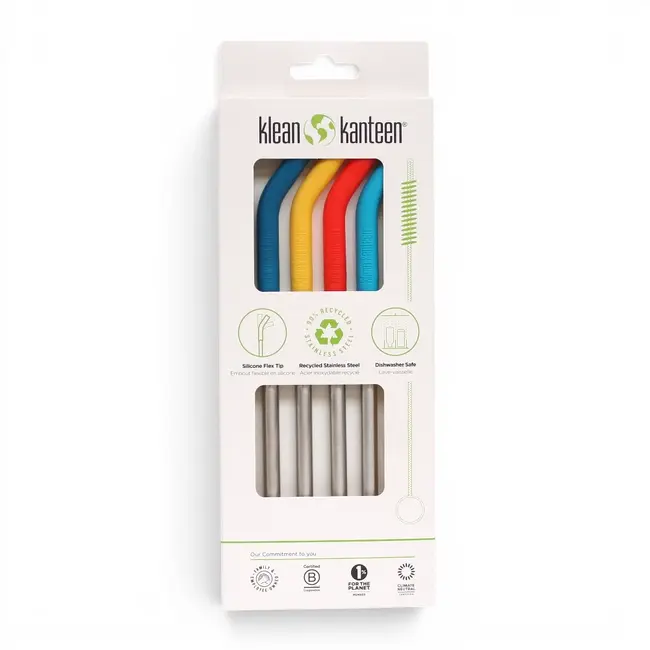 RVS Rietjes met flexibele tip - 8mm