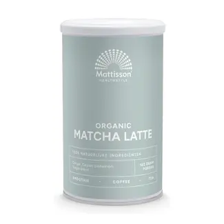 Mattisson Matcha Latte  Gember Ceylon Kaneel - 140g - BIO
