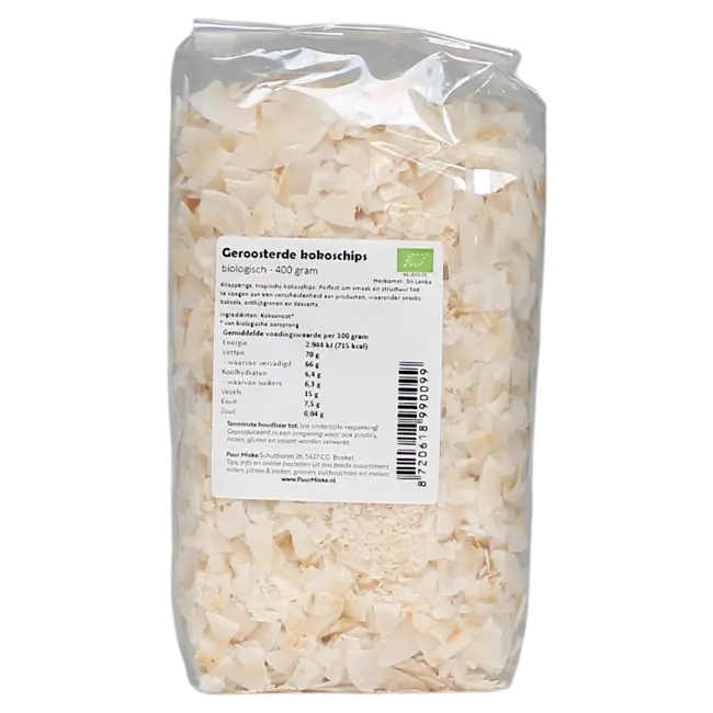 Biologische Geroosterde Kokoschips - 400g