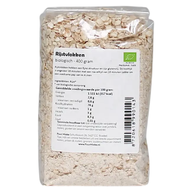 Biologische Rijstvlokken - 400g