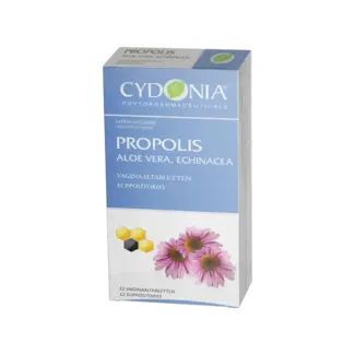 Cydonia Propolis, Aloe Vera en Echinacea - 12 Vaginaaltabletten