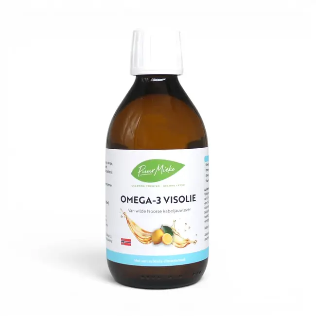 Omega-3 Visolie - Van wilde Noorse kabeljauwlever - 250ml