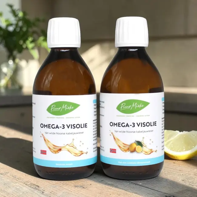 Omega-3 Visolie - Van wilde Noorse kabeljauwlever - 250ml