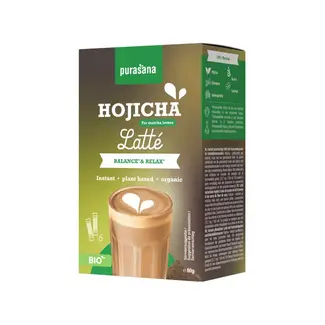Purasana Instant Hojicha Latté - 6 x 10g - BIO