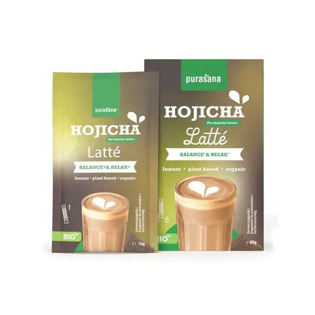 Instant Hojicha Latté - 6 x 10g - BIO