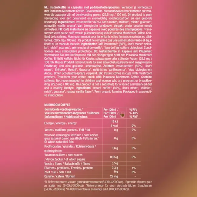 Instant Mushroom Koffie - BIO