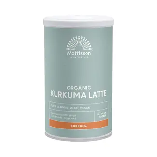 Mattisson Kurkuma Latte Goldenmilk Reishi Ceylon Kaneel - 160g - BIO