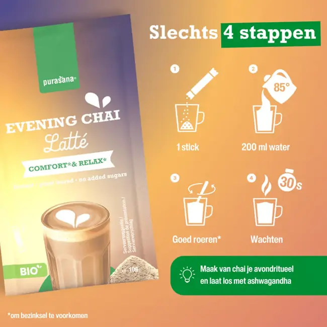 Chai Latte - Evening - 6 x 10g - BIO
