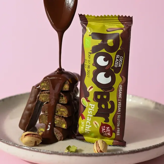 Chocolade Pistachereep - 30g - BIO